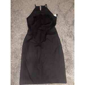 Banana republic black dress new size 6 all black